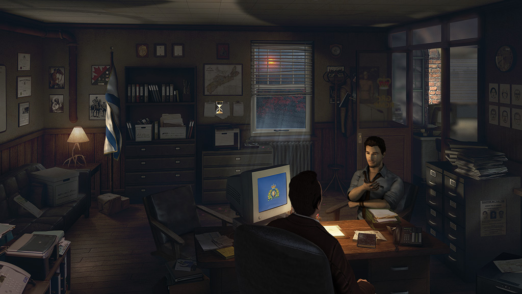 The Mystery of Oak Island – Schiffsdeck Szene aus dem Point & Click Adventure