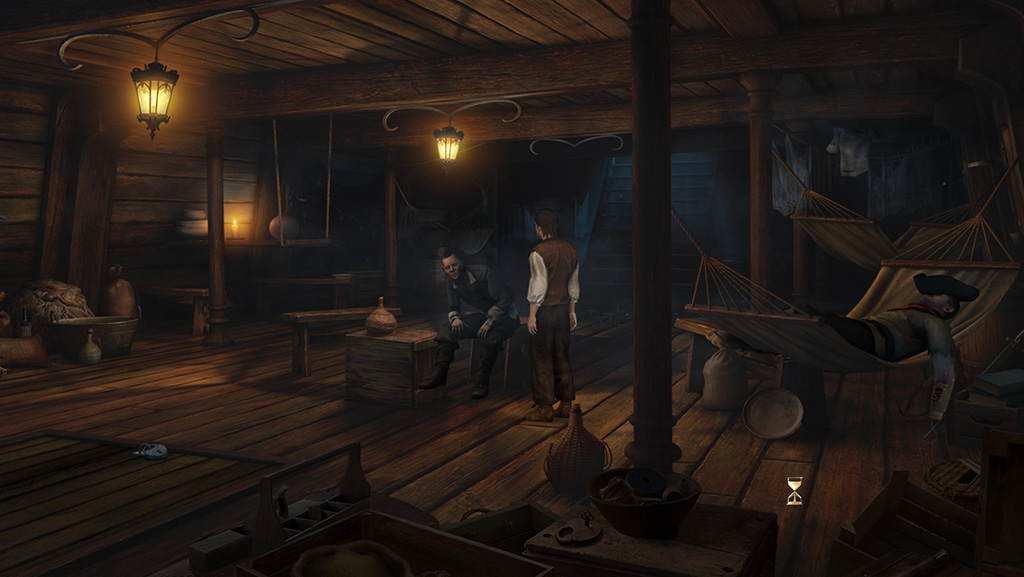 The Mystery of Oak Island – Tavernen Szene aus dem Point & Click Adventure