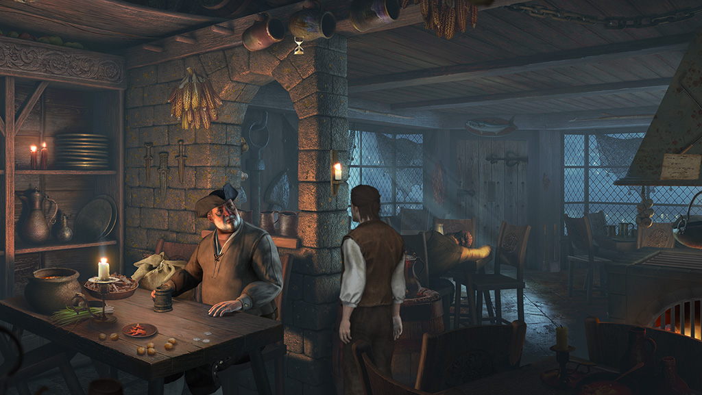 The Mystery of Oak Island – Labor Szene aus dem Point & Click Adventure